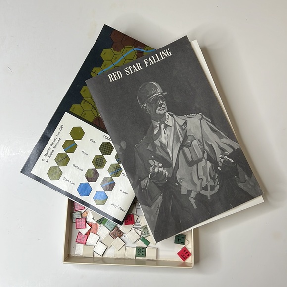 Red Star Falling vintage board game - Picture 3 of 6